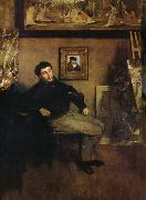 Edgar Degas The Man in the studio